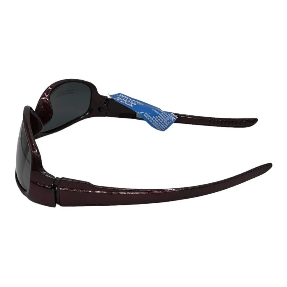 Sunglasses Classic maroon polycarbonate lenses, ultraviolet protection